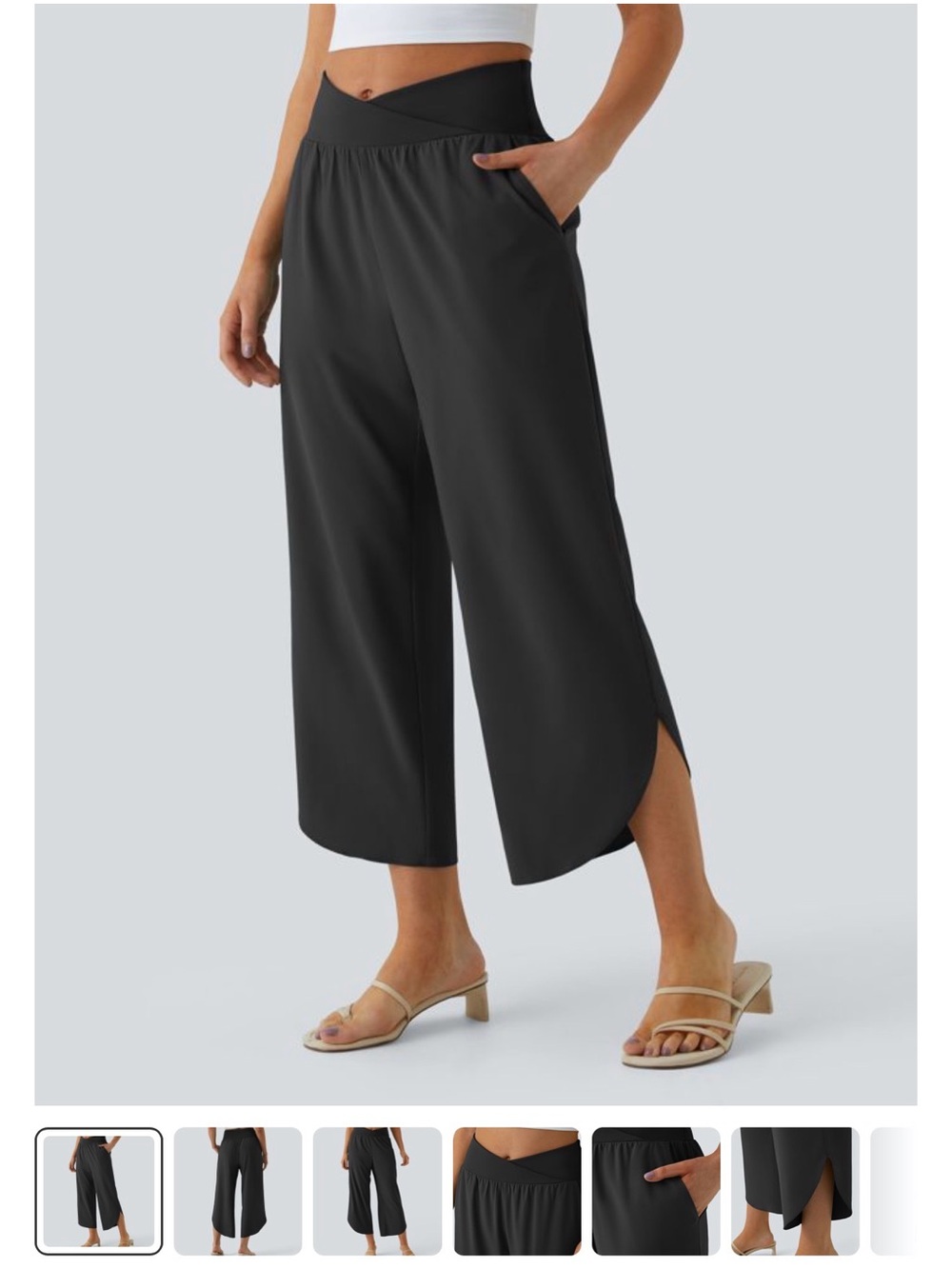 Halara Wide-Leg Cropped